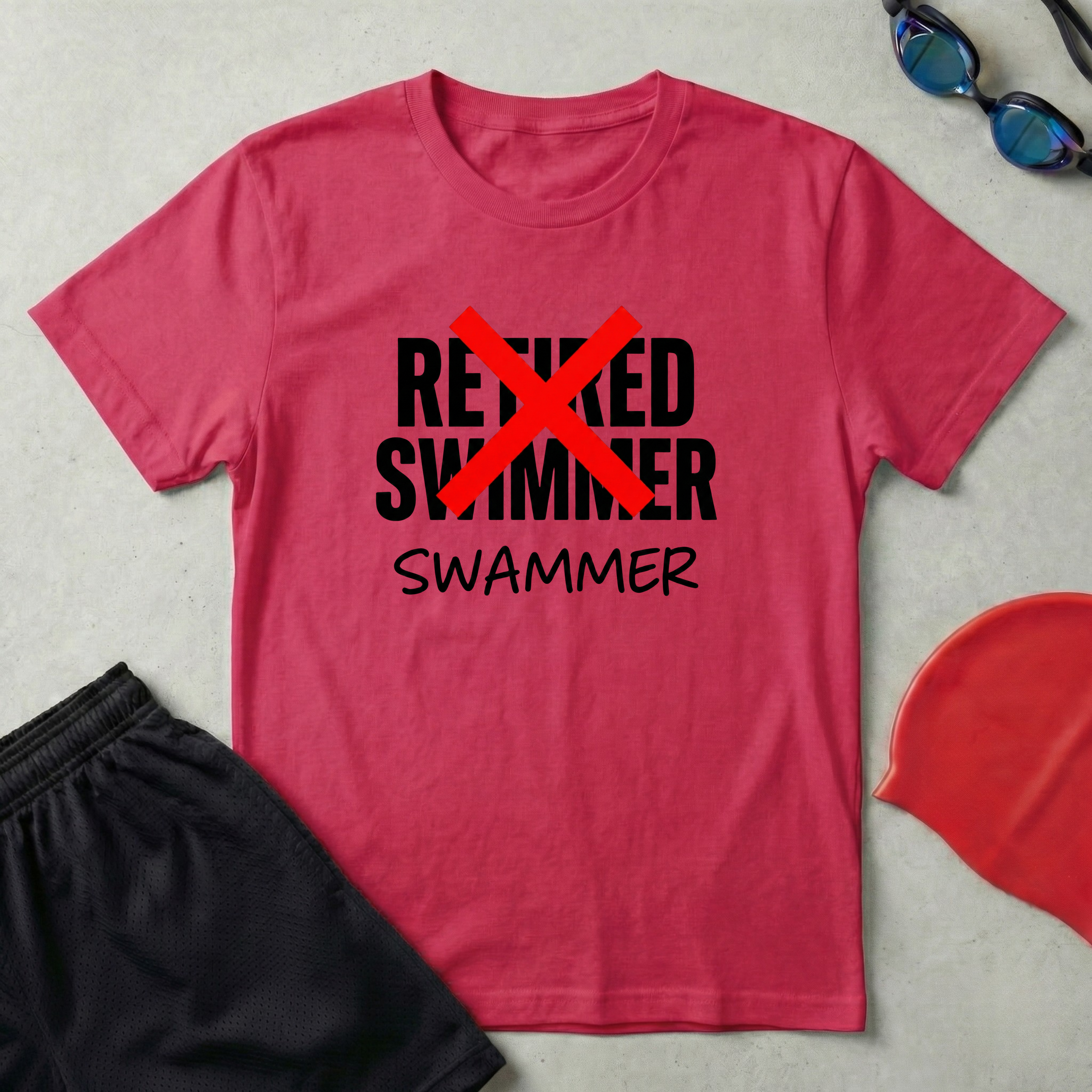 Retired Swimmer, Swammer T-Shirt