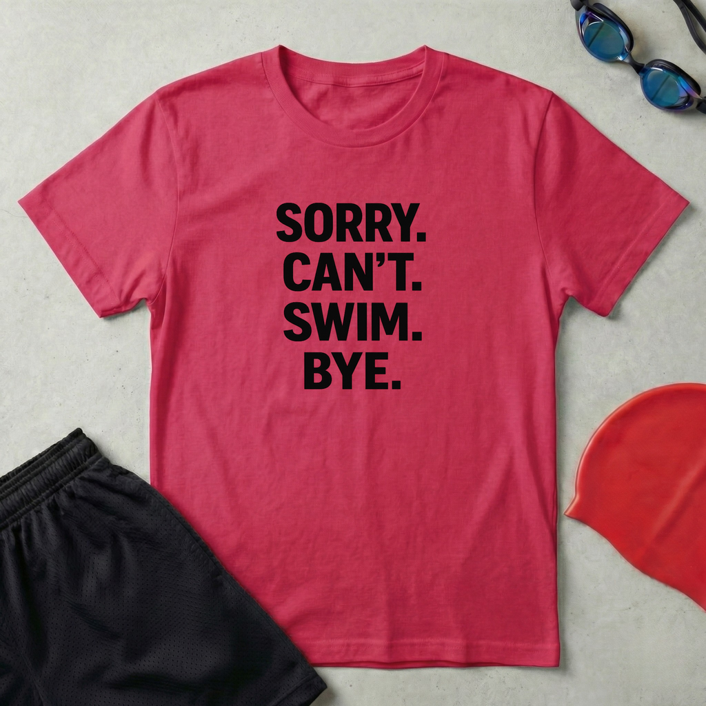 Sorry Can't Swim Bye T-Shirt