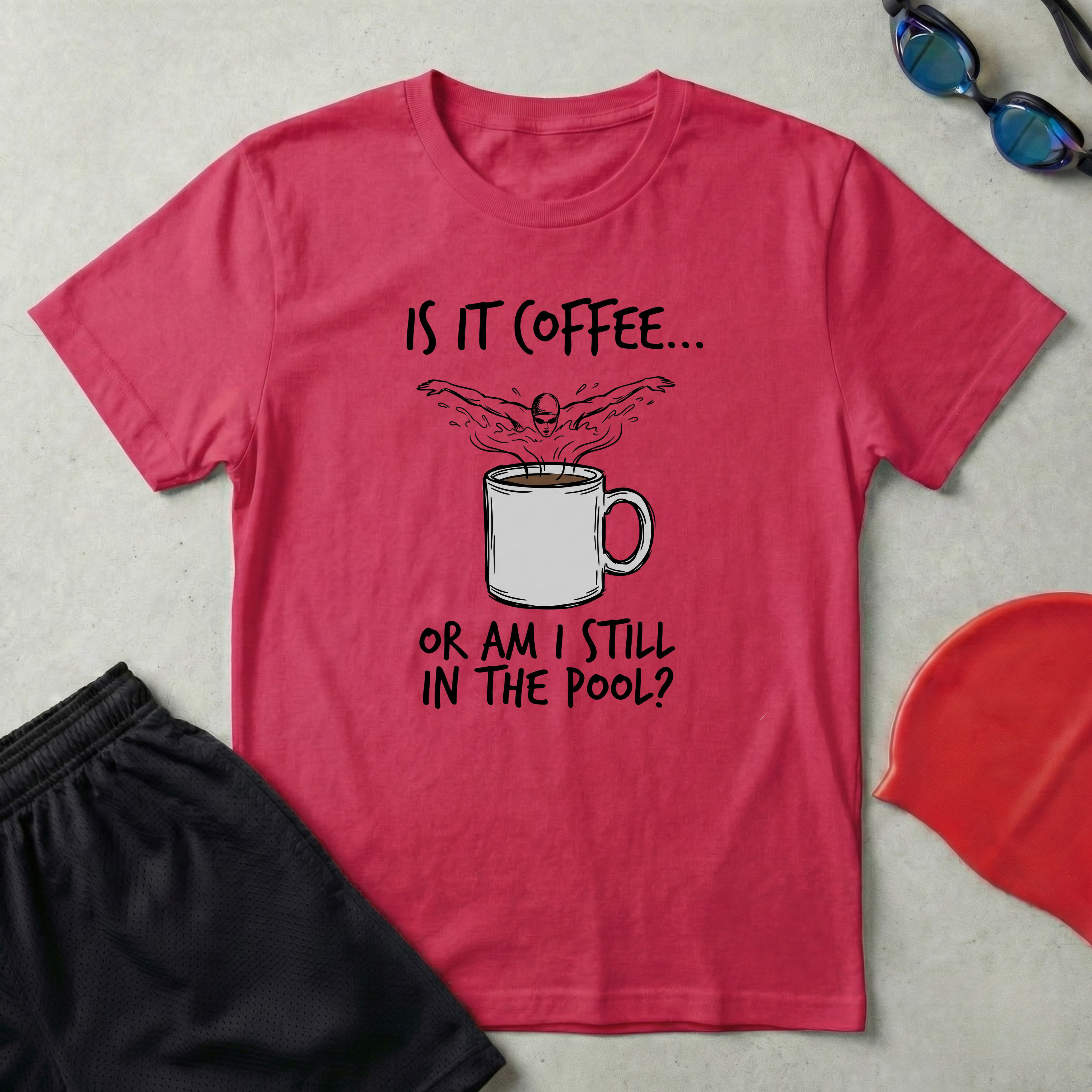 Coffee or Pool T-Shirt