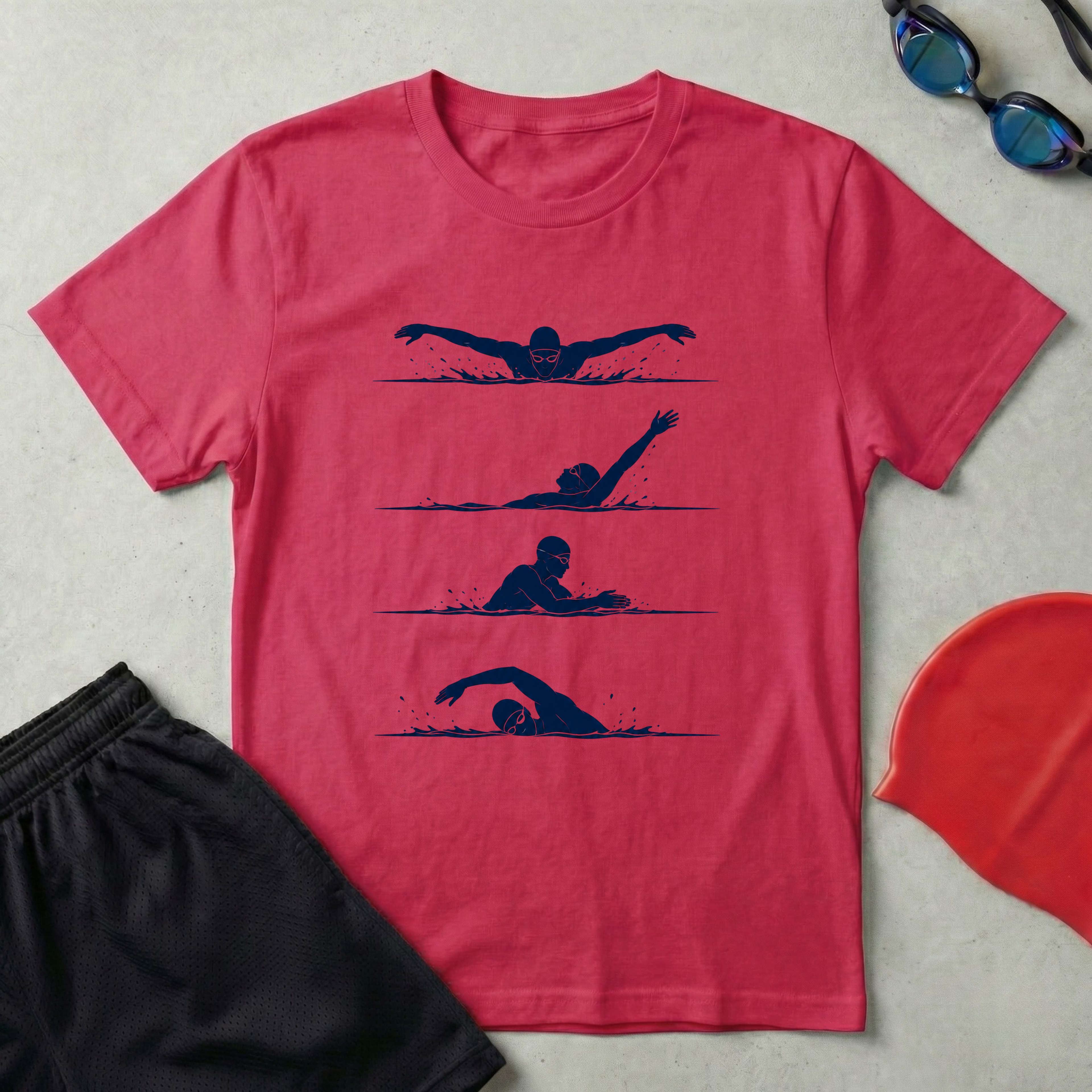Stacked Strokes Neon T-Shirt