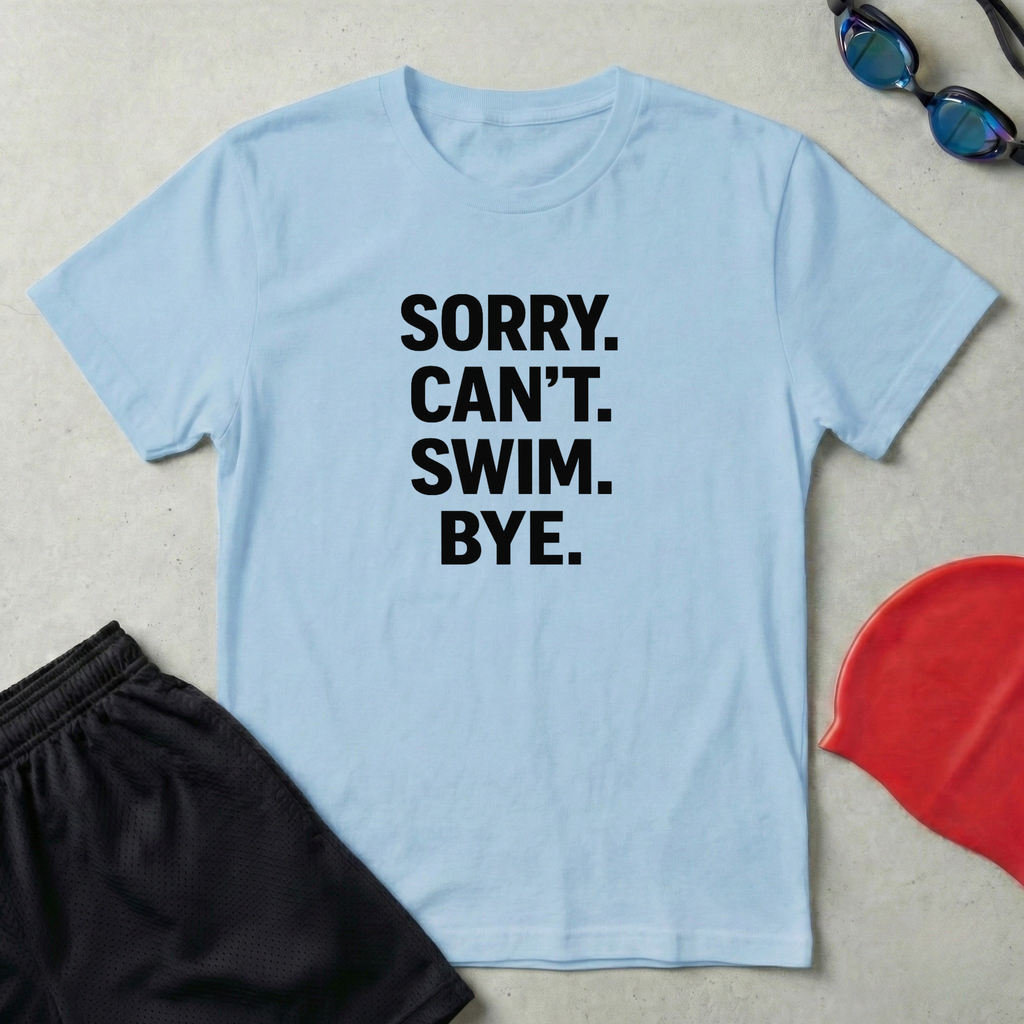 Sorry Can't Swim Bye T-Shirt