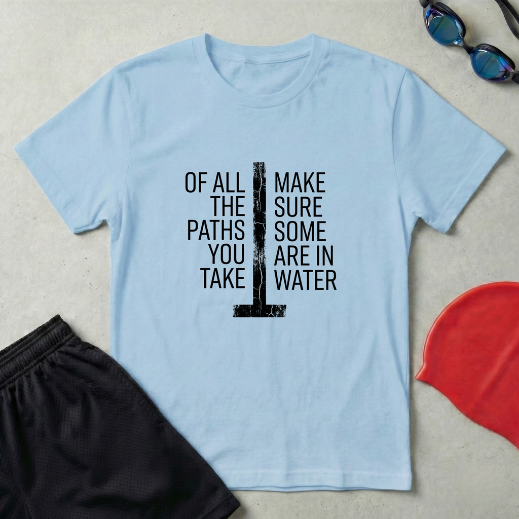 Paths In Water Pool T-Shirt