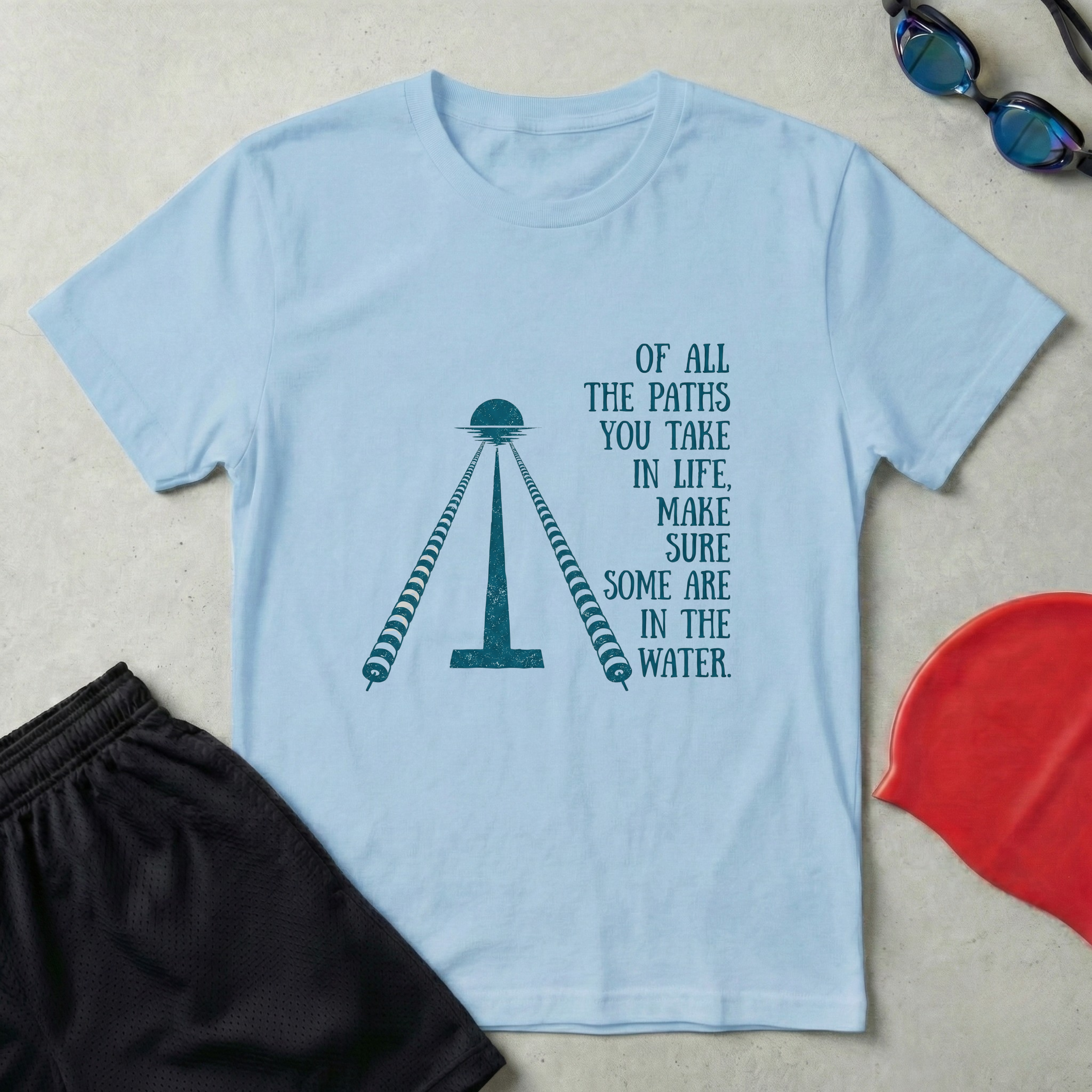 Paths in The Water Sun T-Shirt