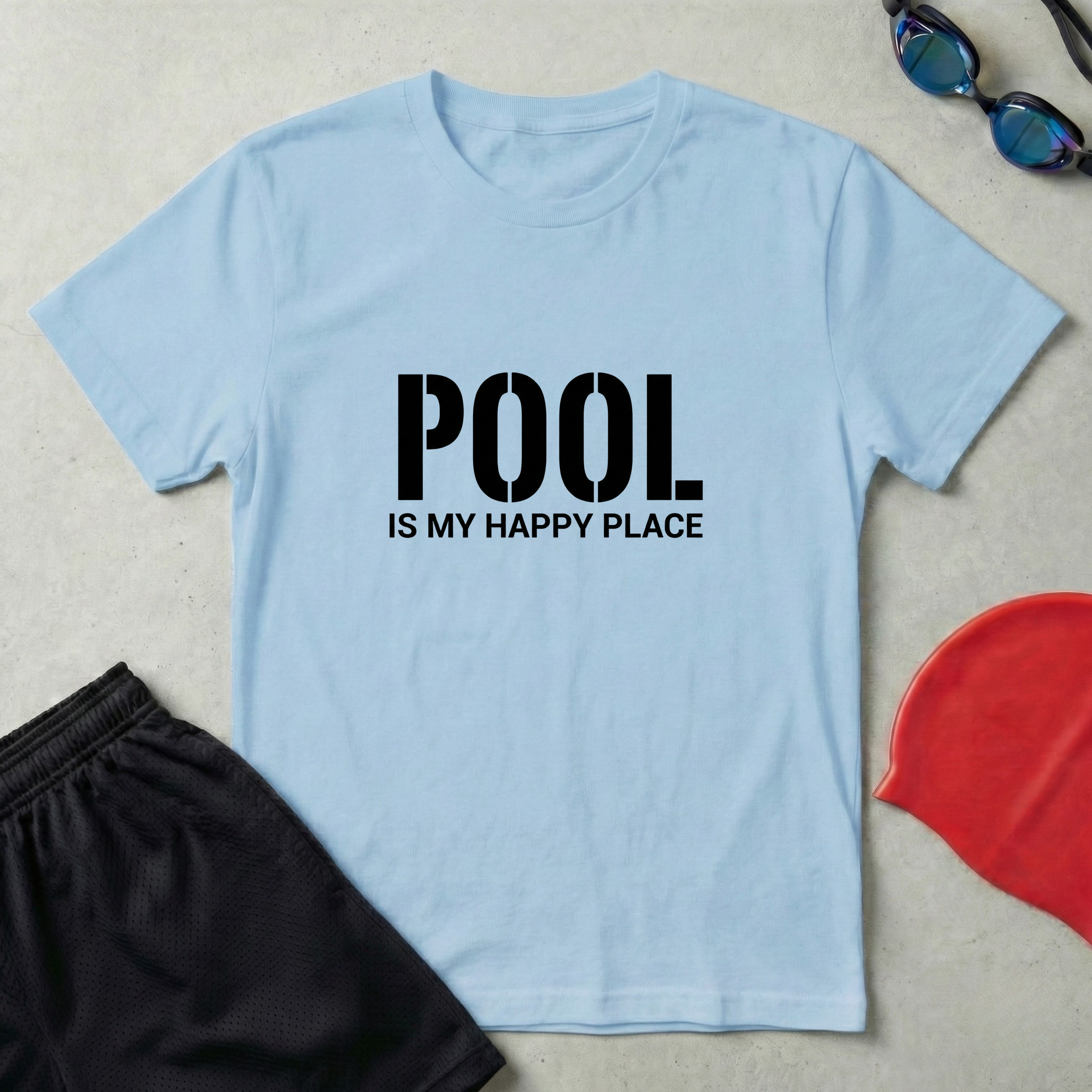 Pool Is My Happy Place T-Shirt