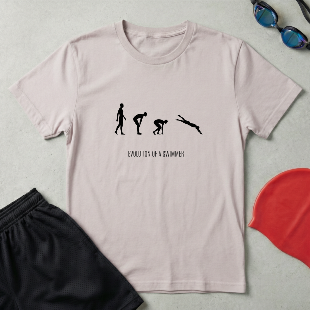 Evolution Of A Swimmer T-Shirt