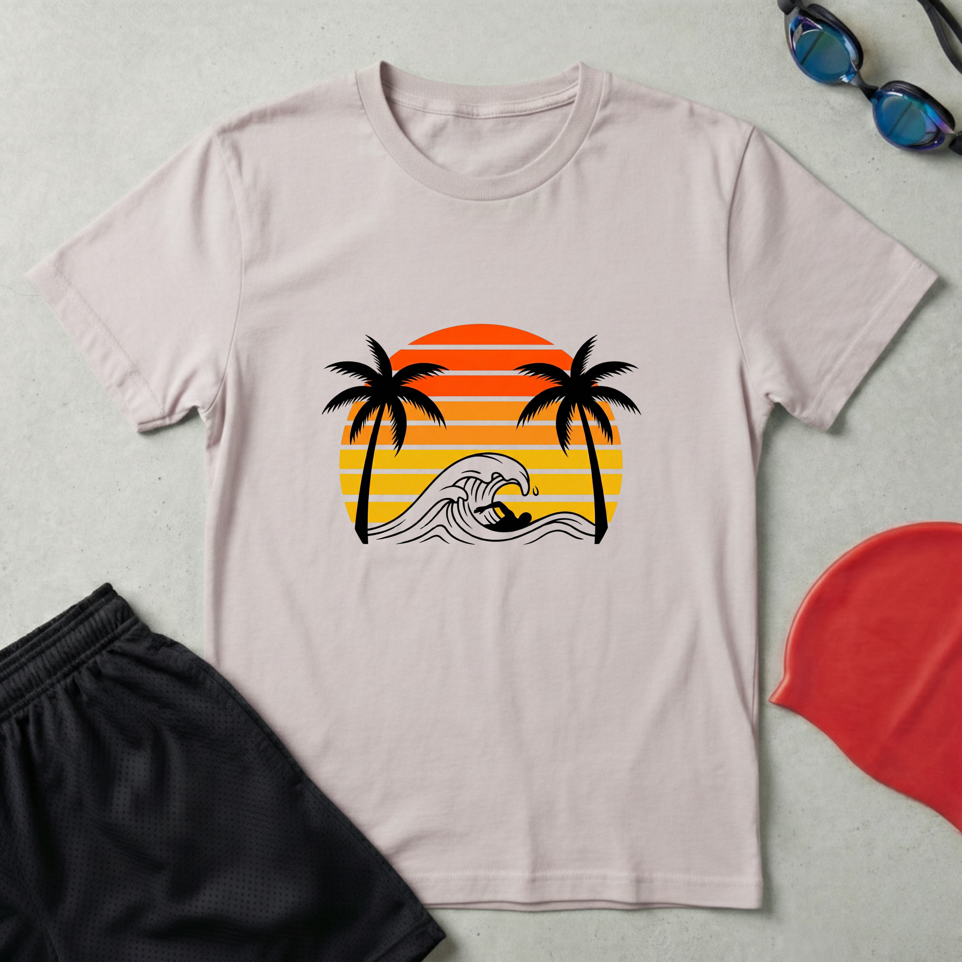 Swimmer Wave T-Shirt