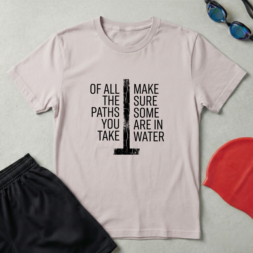 Paths In Water Pool T-Shirt