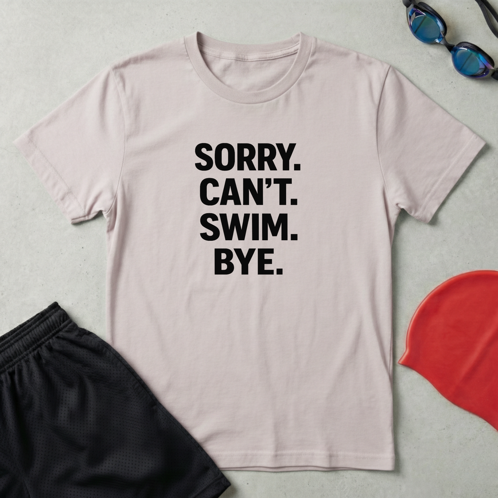 Sorry Can't Swim Bye T-Shirt