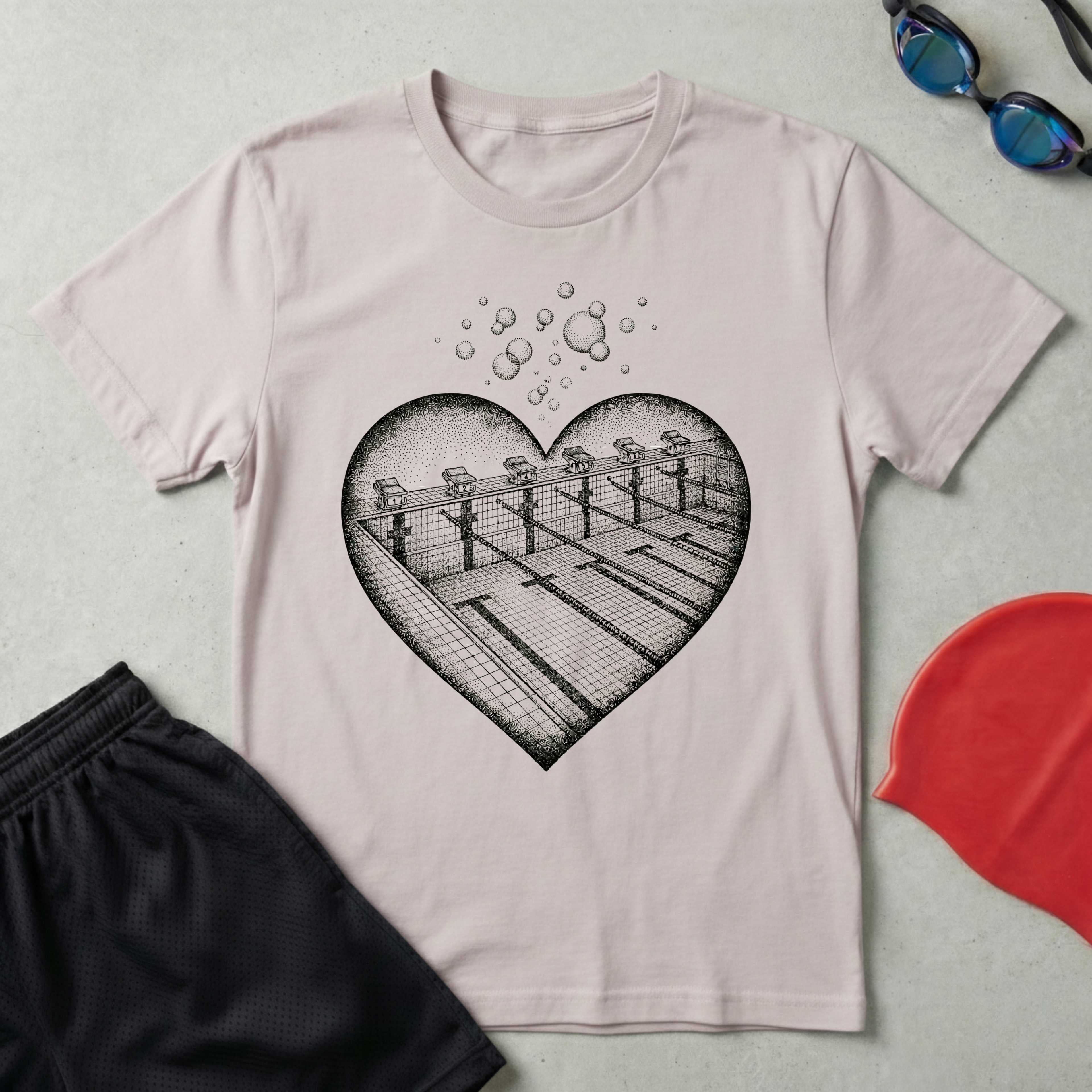 Pool Heart T-Shirt