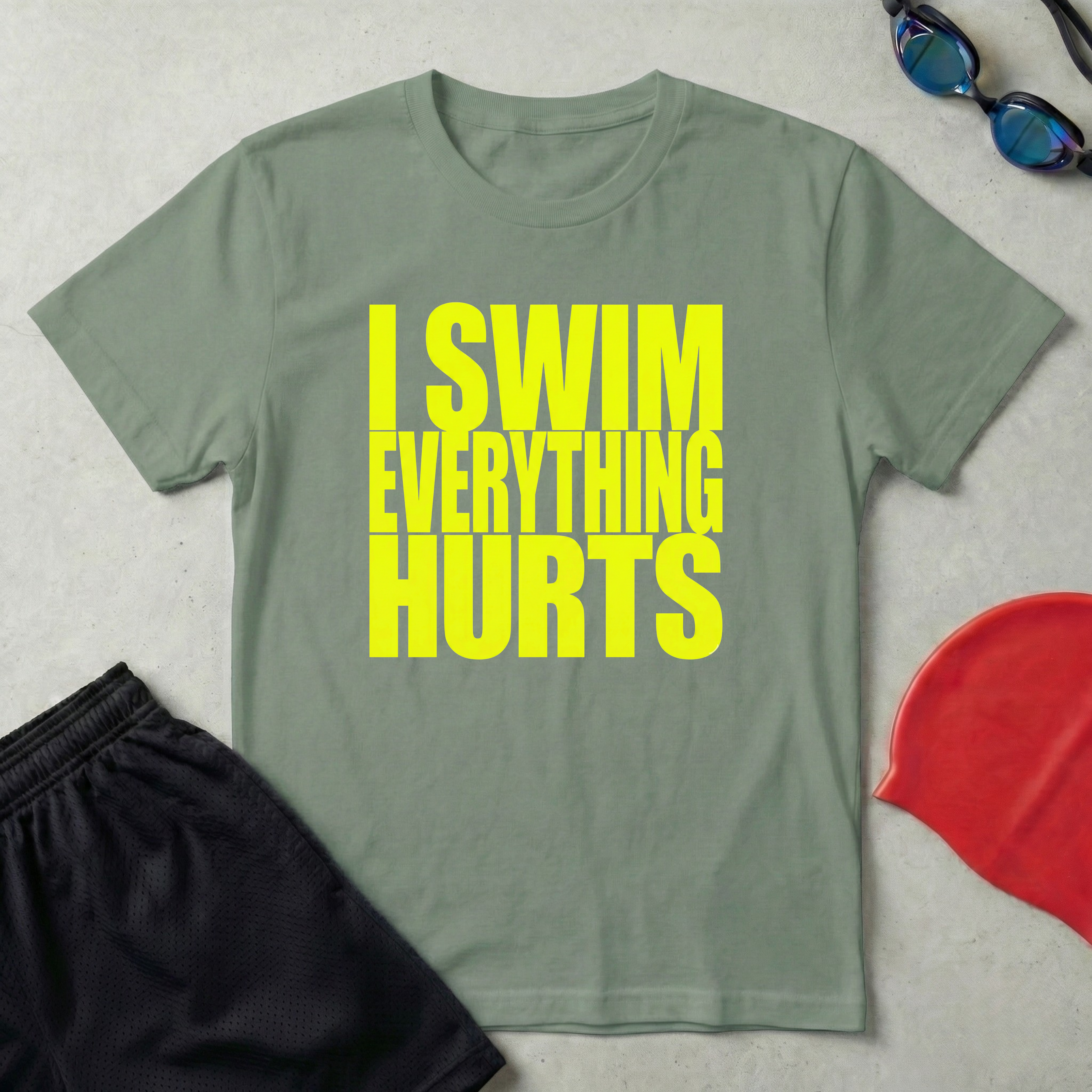 I Swim Everything Hurts T-Shirt