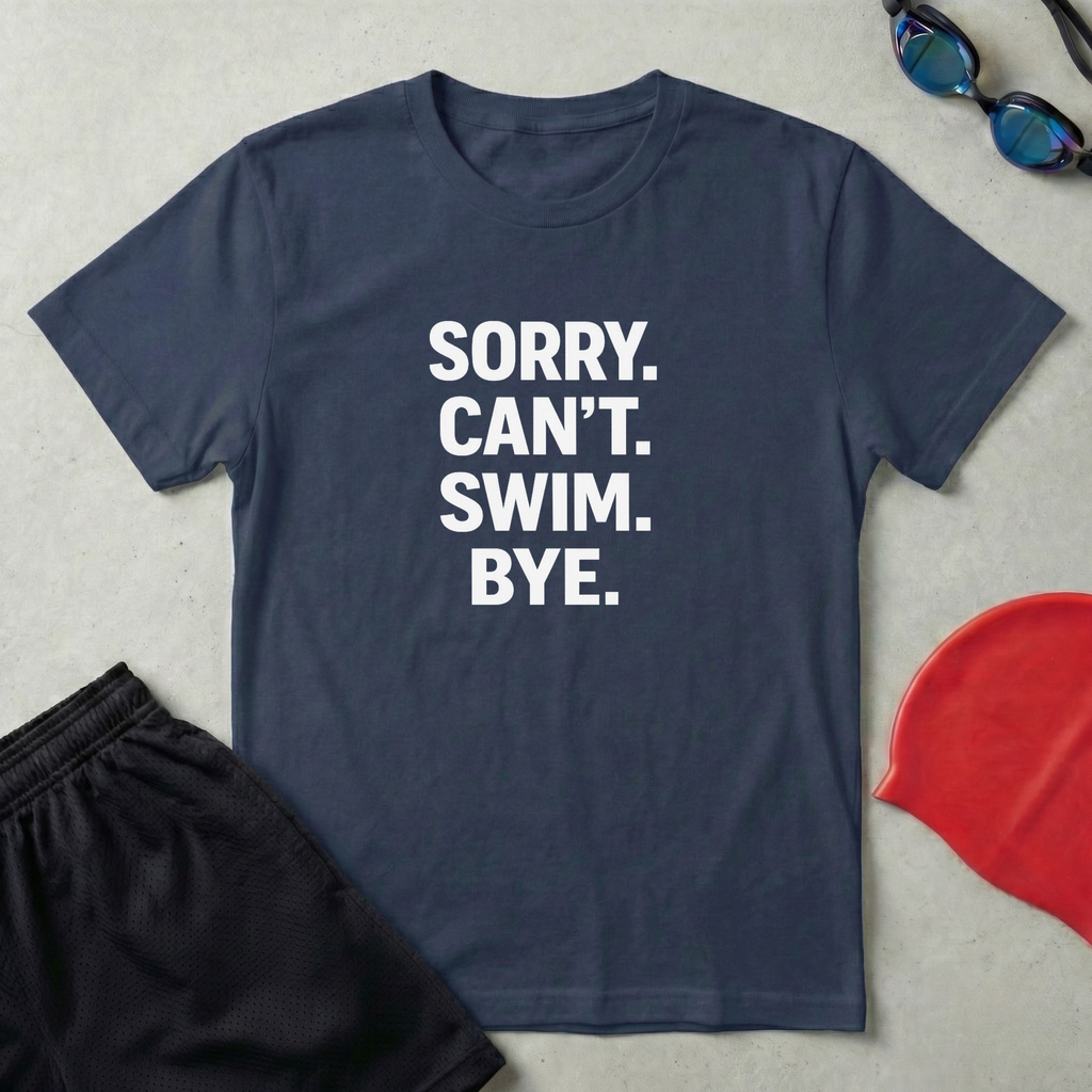 Sorry Can't Swim Bye T-Shirt