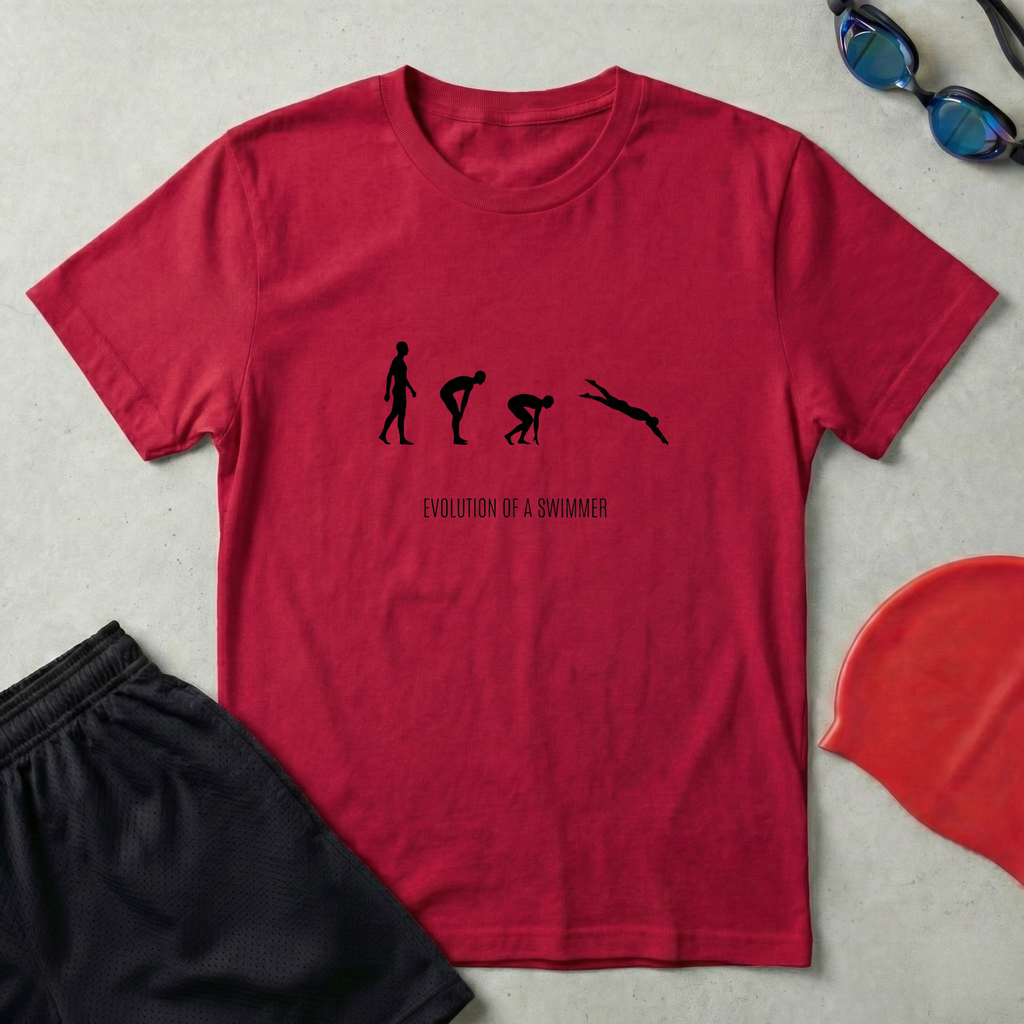 Evolution Of A Swimmer T-Shirt