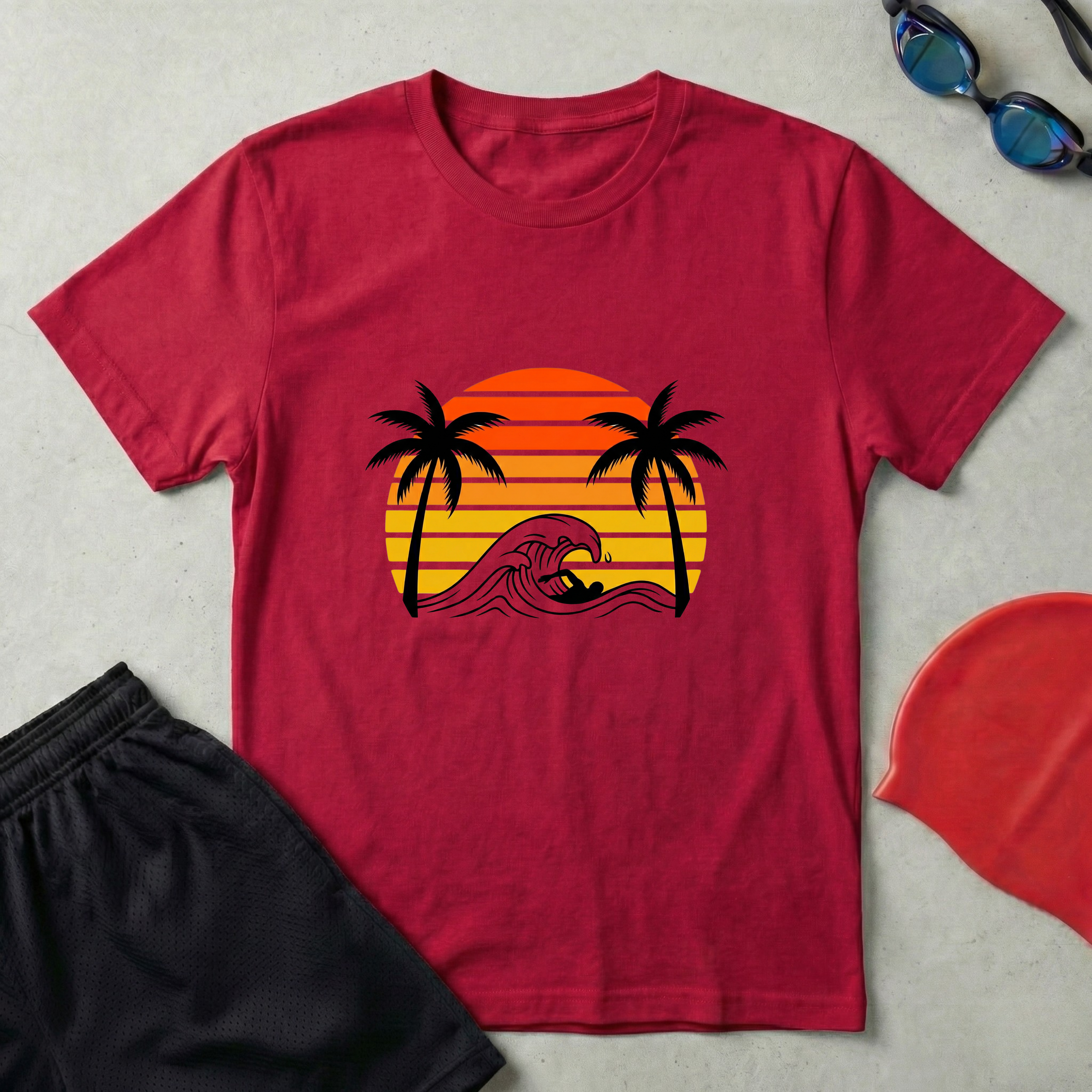 Swimmer Wave T-Shirt