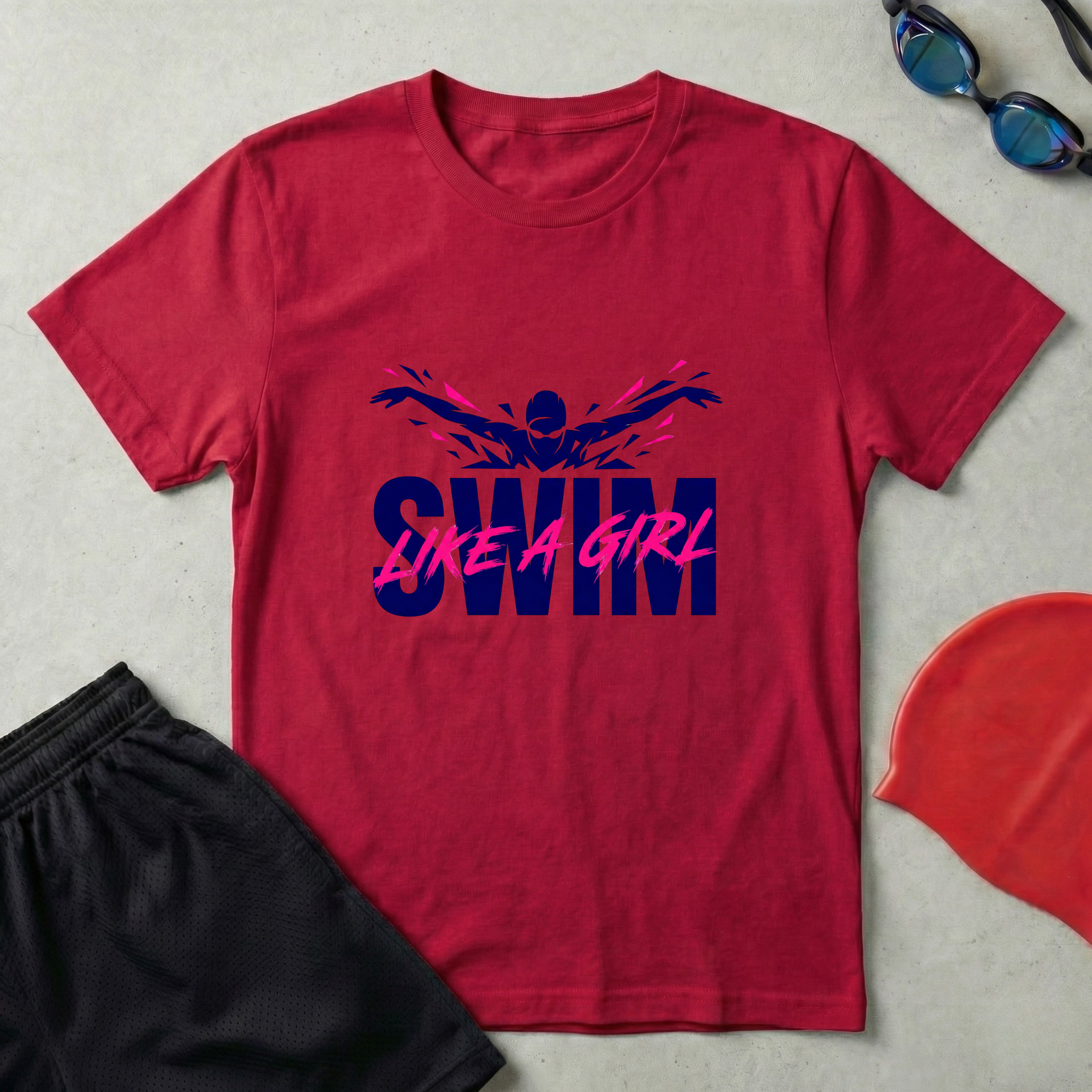 Swim Like A Girl T-Shirt