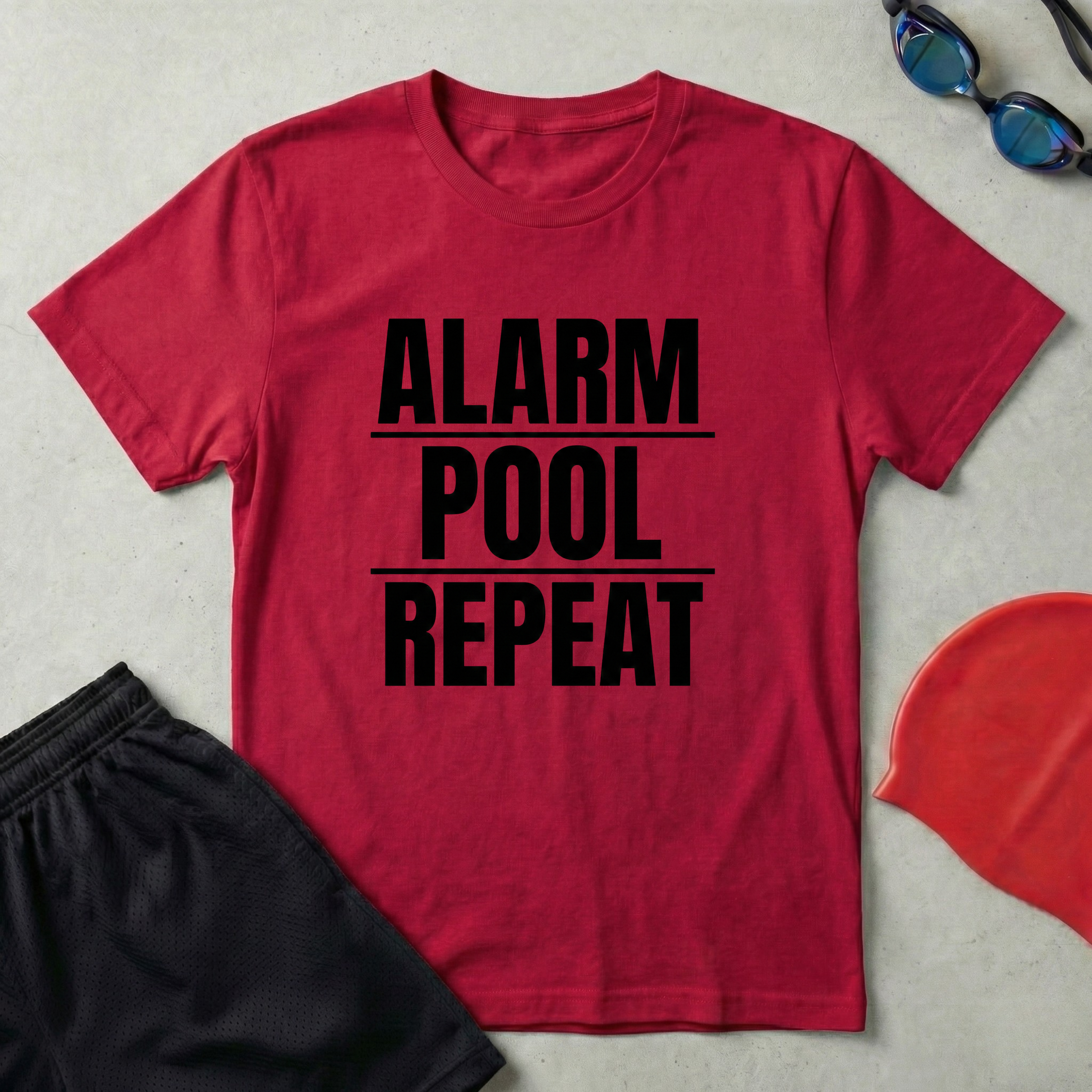 Alarm Pool Repeat T-Shirt