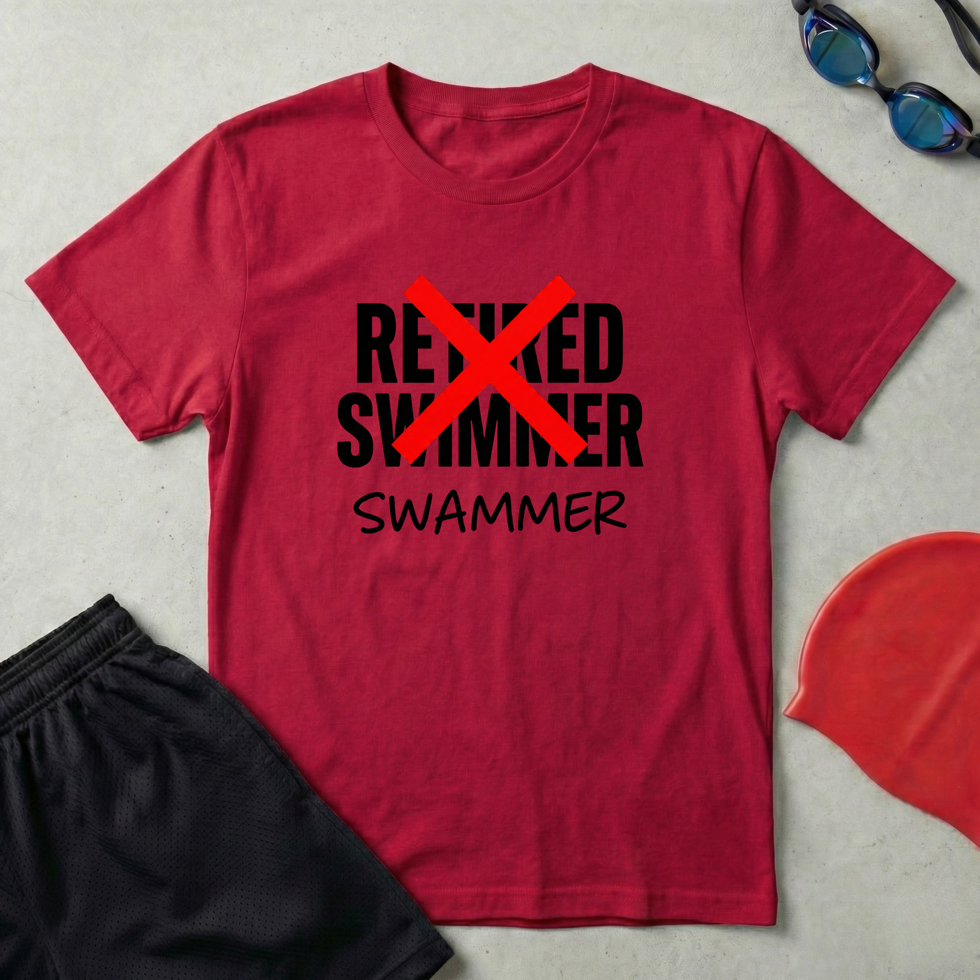 Retired Swimmer, Swammer T-Shirt