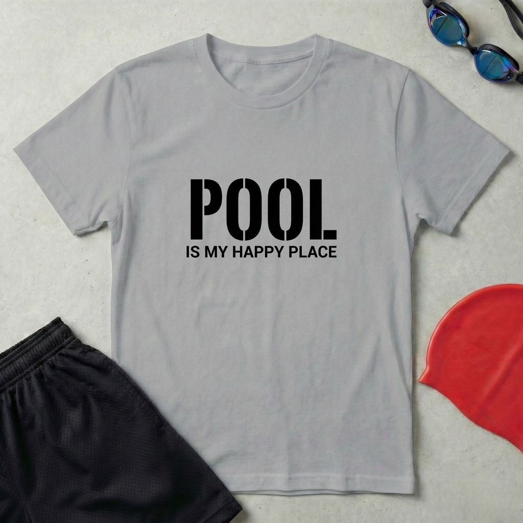 Pool Is My Happy Place T-Shirt