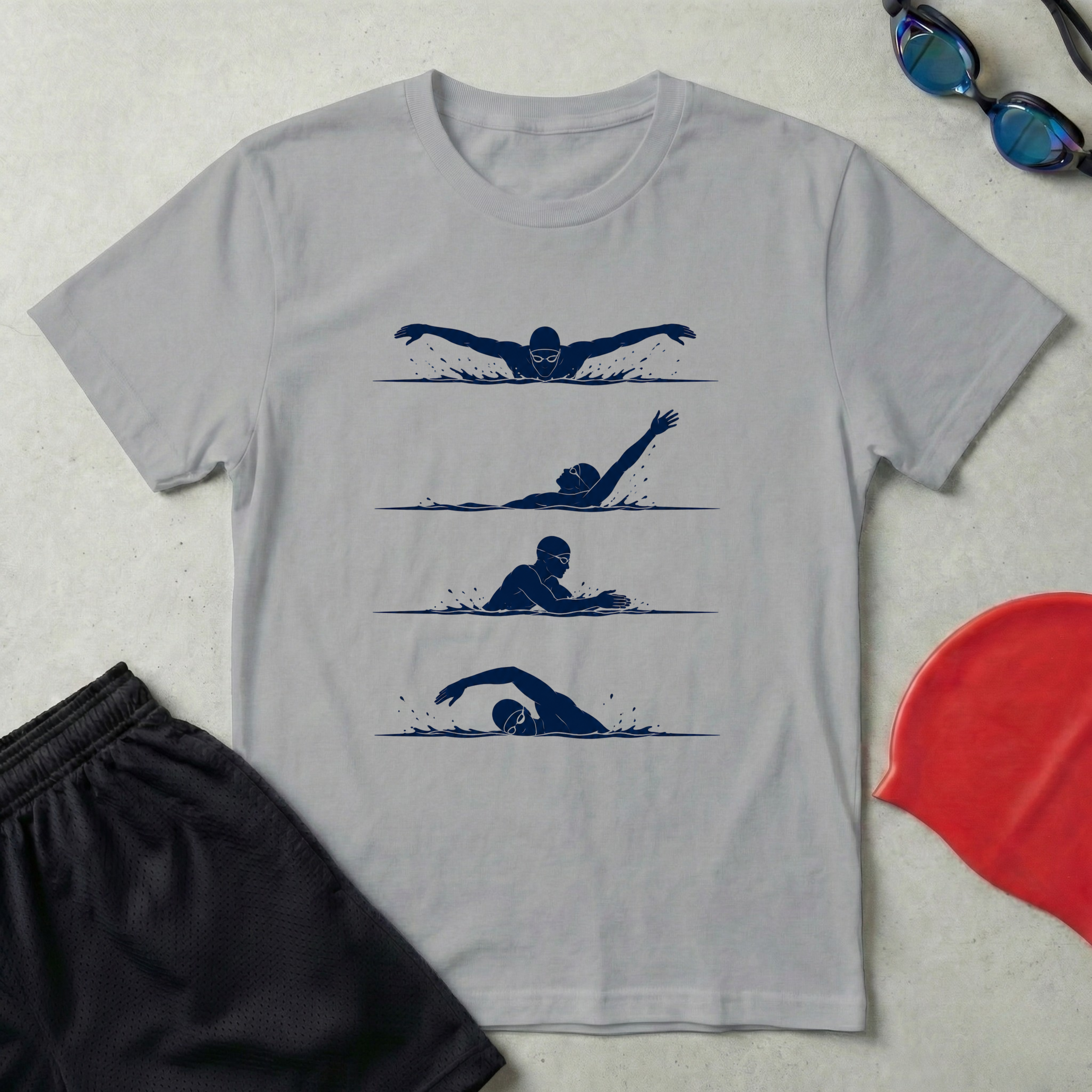 Stacked Strokes Neon T-Shirt
