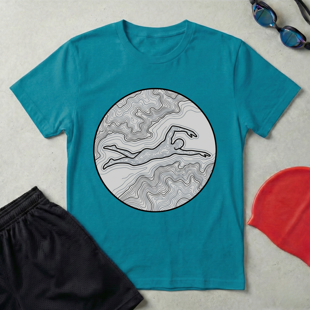 Coastline Swimmer T-Shirt
