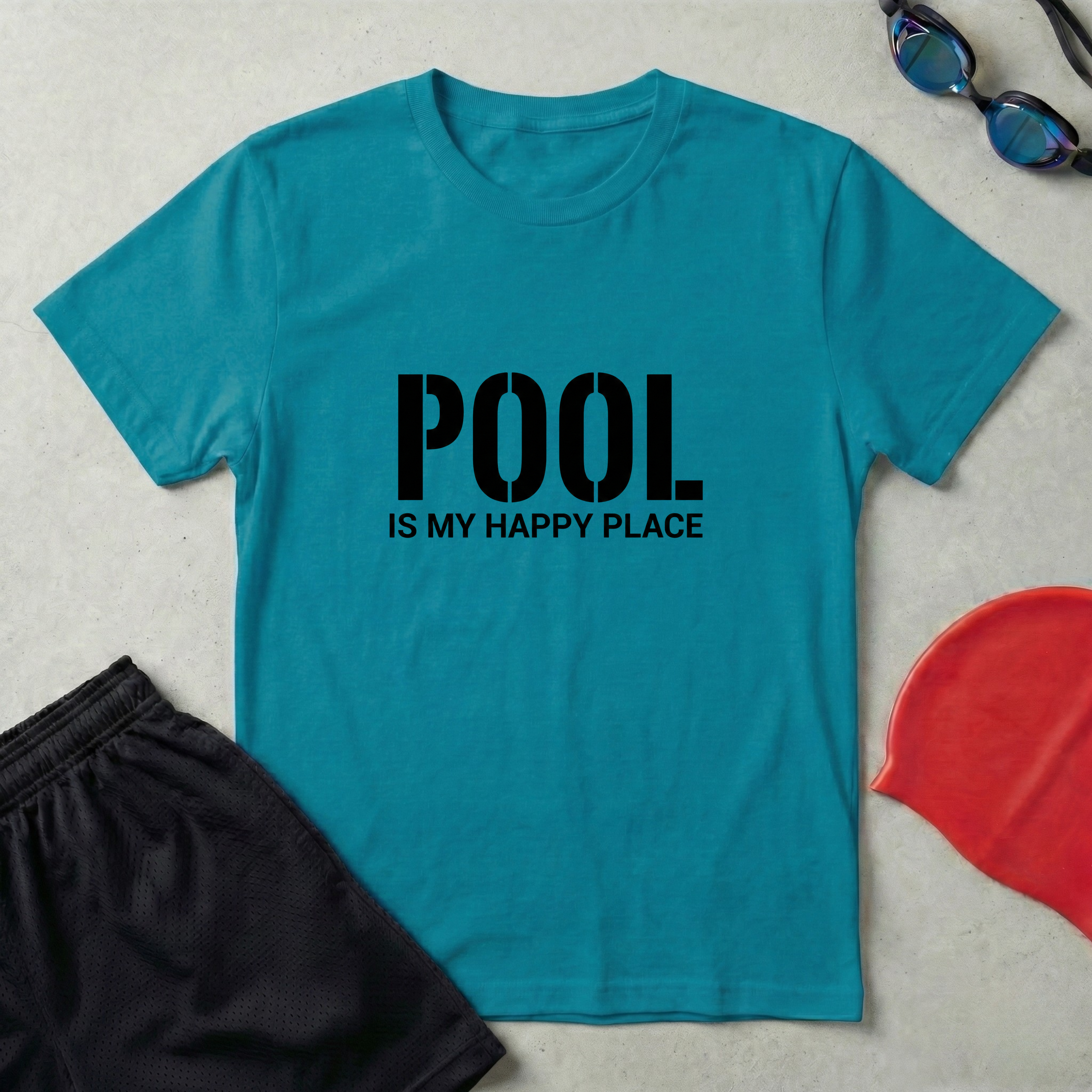 Pool Is My Happy Place T-Shirt