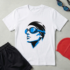Swimmer Portrait T-Shirt