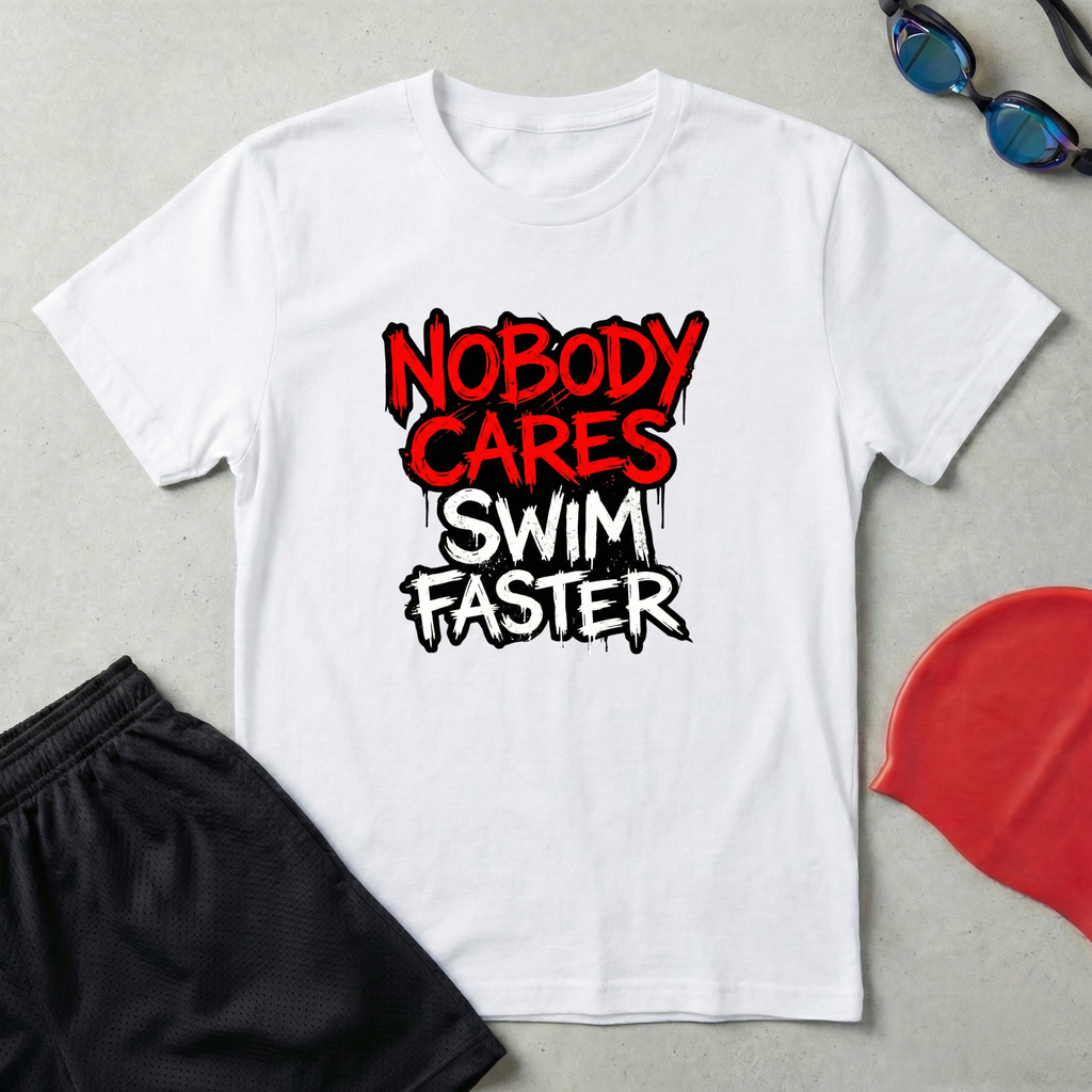 Nobody Cares Swim Faster T-Shirt
