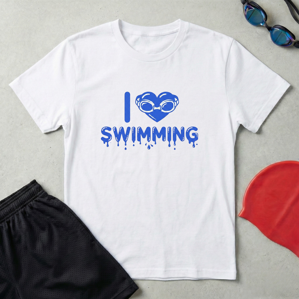 I Love Swimming T-Shirt