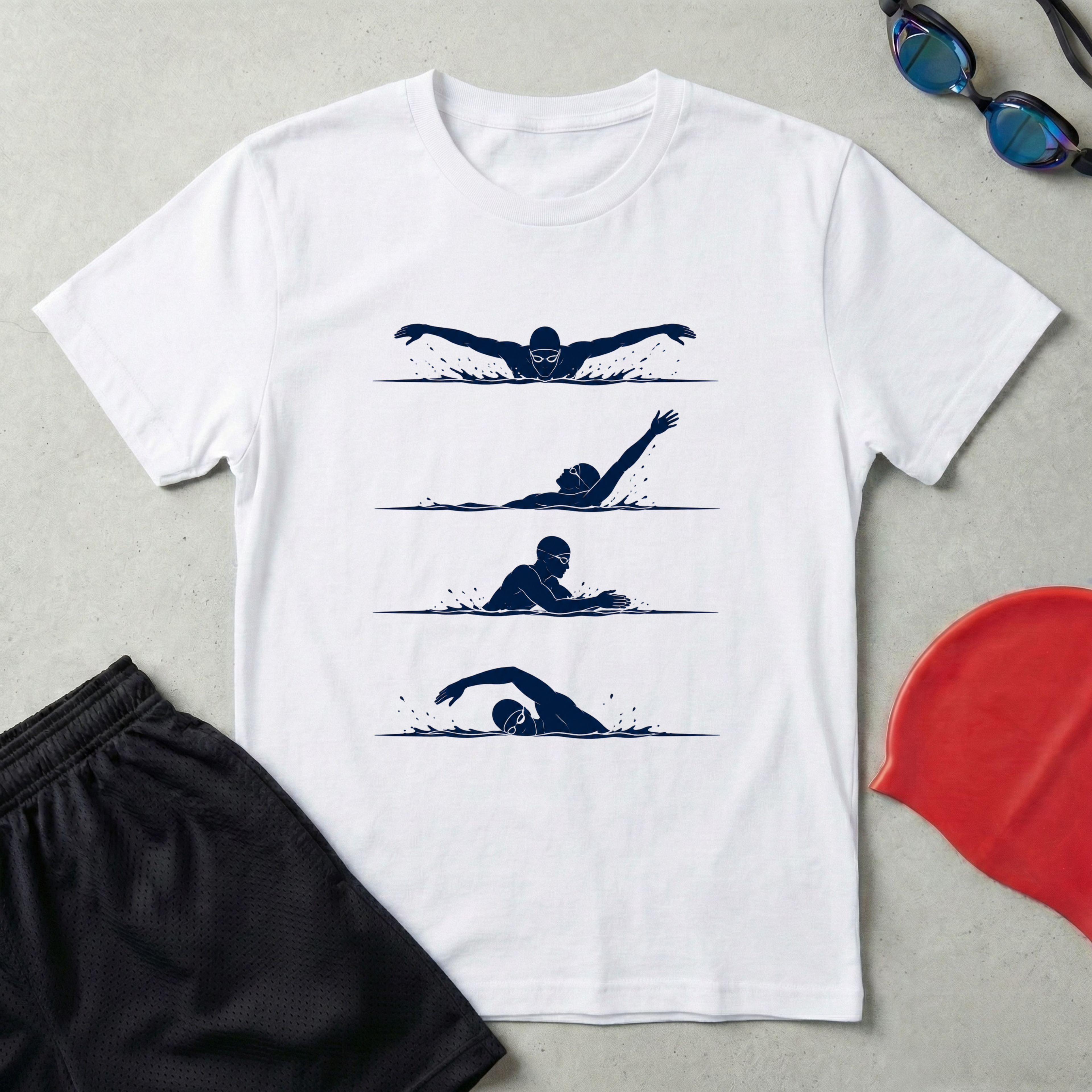 Stacked Strokes Neon T-Shirt