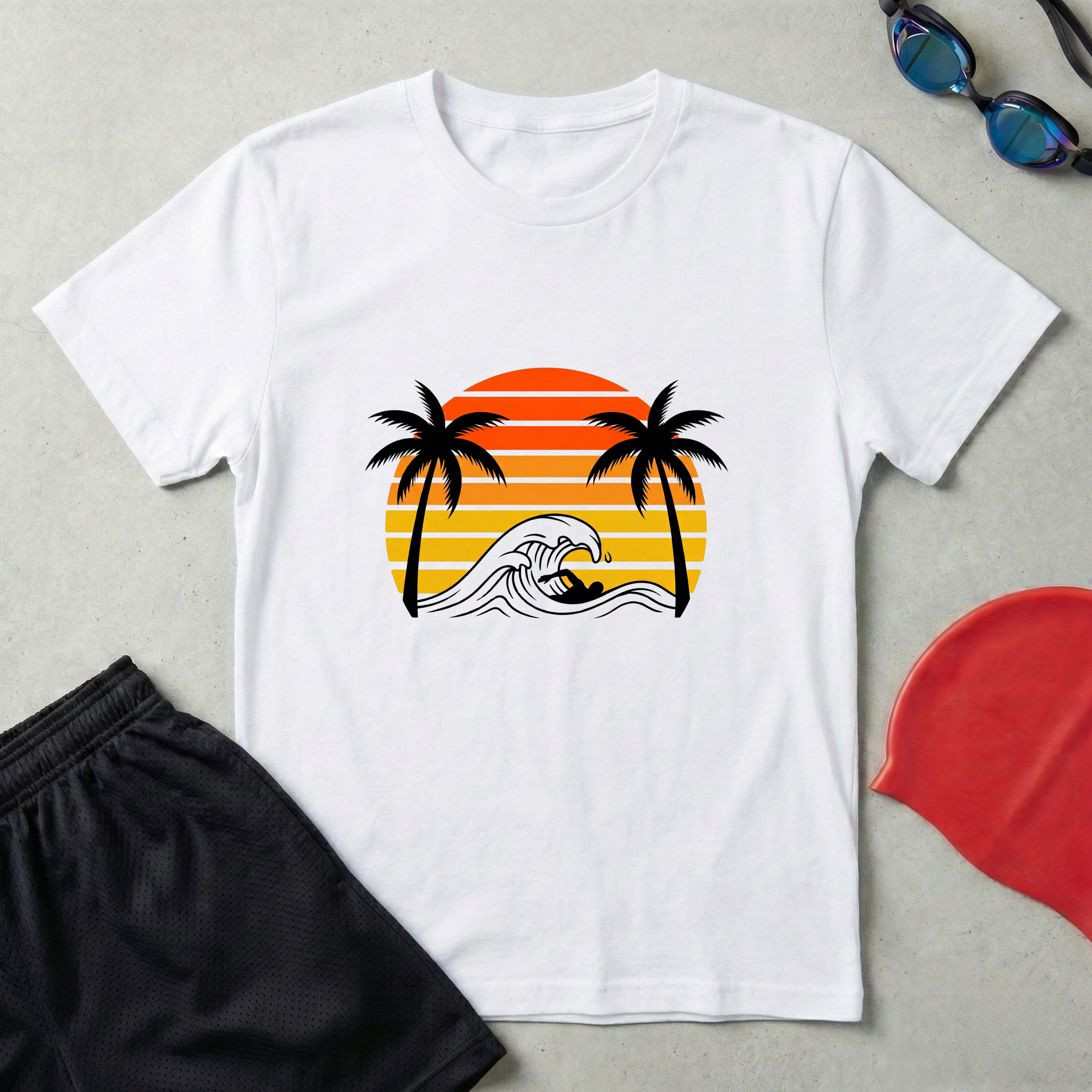 Swimmer Wave T-Shirt