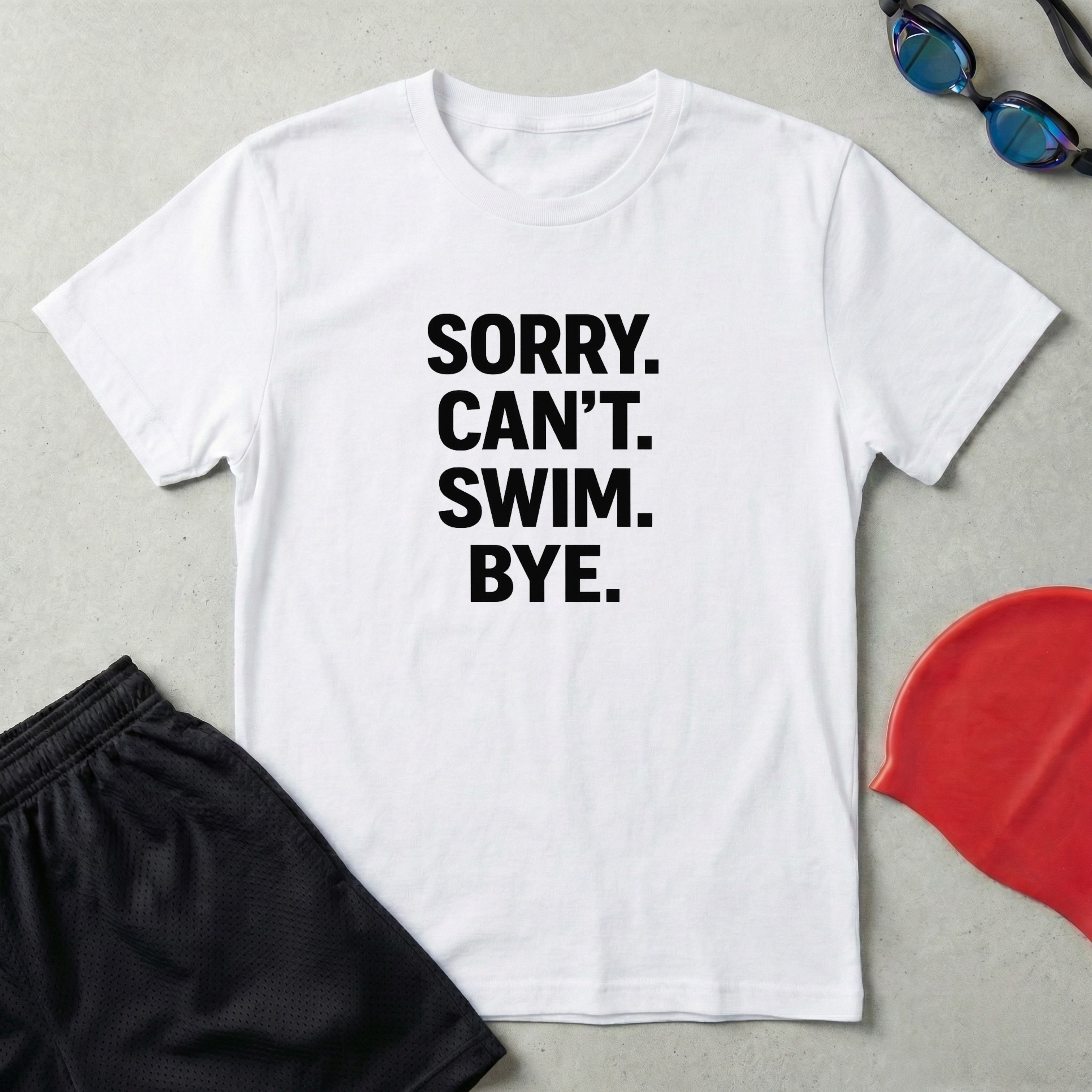Sorry Can't Swim Bye T-Shirt